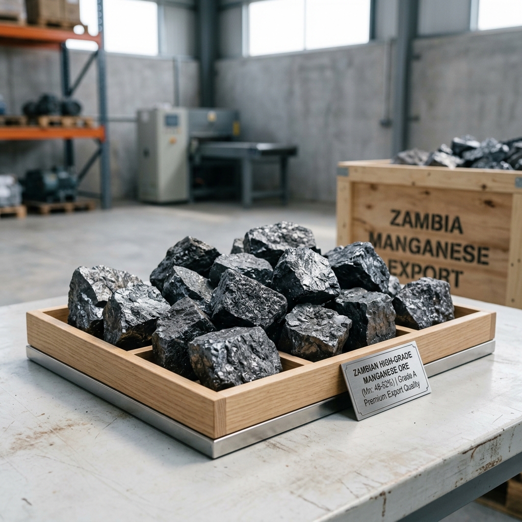 Manganese Ore supplied from Zambia